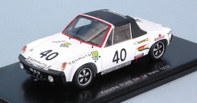 PORSCHE 914/6 GT N.40 6th LM 1970 G.CHASSEUIL-C.BALLOT-LENA 1:43