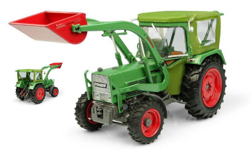 TRATTORE FENDT FARMER 5S 4WD WITH PEKO CABIN AND BAAS FRONT LOADER 1:32