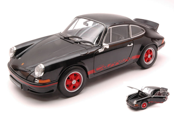 PORSCHE 911 CARRERA RS 1973 BLACK/RED 1:18