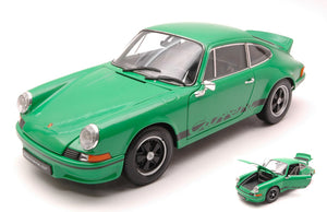 PORSCHE 911 CARRERA RS 1973 GREEN/BLACK 1:18