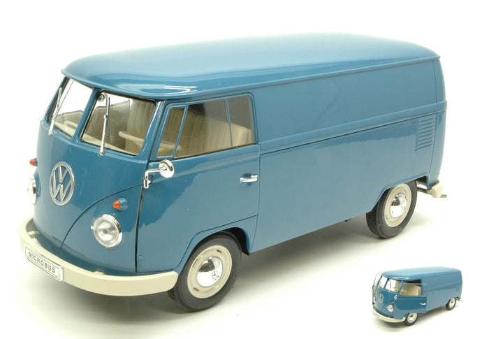 VW T1 BUS 1963 PASTEL BLUE 1:18