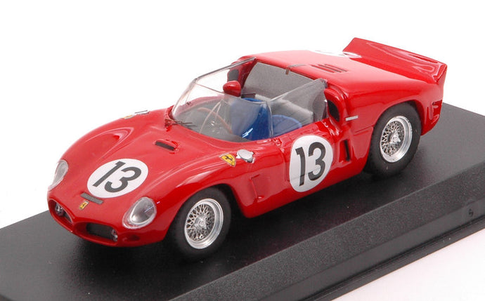 FERRARI 246 DINO SP TEST 1961 BEFORE LE MANS N.13 GHINTHER 1:43