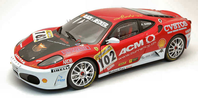 FERRARI F 430 CHALLENGE N.102 EUROPE CHAMPION 2006 ANGE BARDE 1:18
