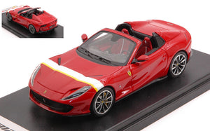 FERRARI 812 GTS ROSSO CORSA-WHITE AND YELLOW LIVERY 1:43