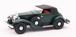 STUTZ DV32 SUPER BEARCAT CLOSED 1932 GREEN 1:43