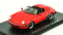 Indlæs billede til gallerivisning PORSCHE 911 3.2 SPEEDSTER TURBO-LOOK 1989 RED 1:43
