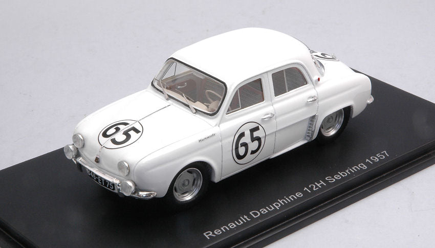 RENAULT DAUPHINE N.65 35th 12 H SEBRING 1957 THIRION-FERRIER-SPYDEL 1:43