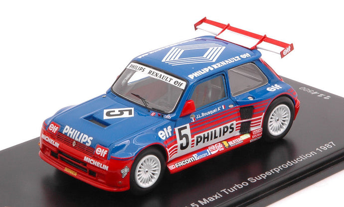 RENAULT 5 MAXI TURBO SUPERPRODUCTION N.5 1987 JEAN LOUIS BOUSQUET 1:43