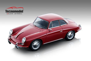 PORSCHE 356 KARMANN HARDTOP 1961 GLOSS RED 1:18