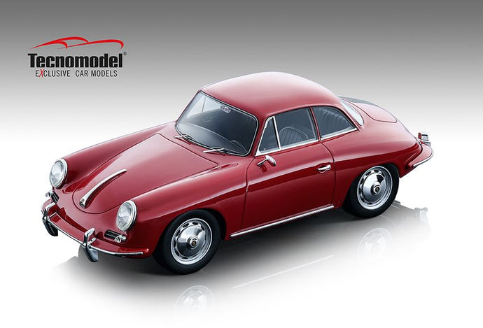 PORSCHE 356 KARMANN HARDTOP 1961 GLOSS RED 1:18