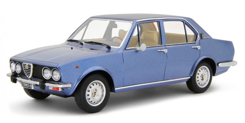 ALFETTA 1.8 (SCUDO LARGO) 1975 MET.BLUE 1:18