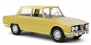 ALFA 2000 BERLINA 1971 PIPER YELLOW 1:18