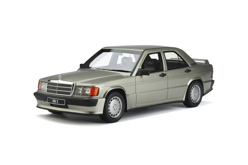 MERCEDES W201 190E 2.5 16S 1993 SMOKE MET.SILVER 1:18