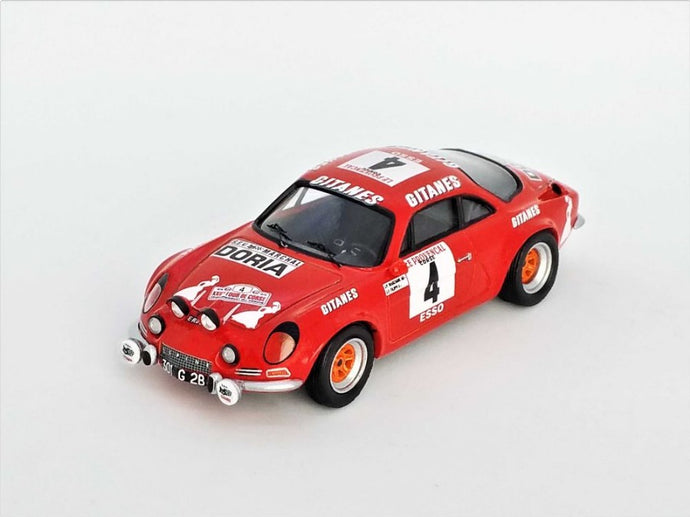 ALPINE A110 4th TOUR DE CORSE 1978 MANZAGOL/FILIPPI 1:43