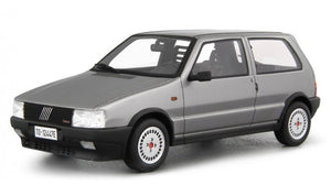 FIAT UNO TURBO I.E.1985 SILVER 1:18