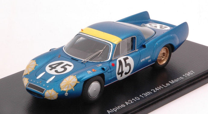 ALPINE A210 N.45 13th LM 1967 J.VINATIER-M.BIANCHI 1:43