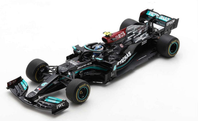 MERCEDES W12 E VALTTERI BOTTAS 2021 N.77 3rd BAHRAIN GP 1:18