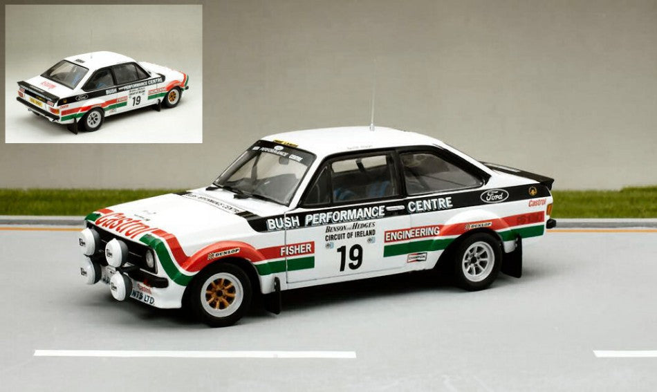 FORD ESCORT MKII RS1800 N.19 RALLY IRLAND 1979 B.FISHER-A.FRAZER 1:18