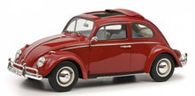 Indlæs billede til gallerivisning 1/12 1963 Volkswagen Beetle faltdach, red 1:12