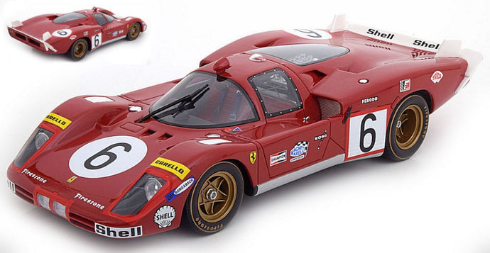 FERRARI 512 S LONG TAIL N.6 DNF LM 1970 I.GIUNTI-N.VACCARELLA 1:18