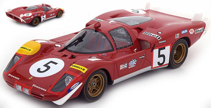 FERRARI 512 S LONG TAIL N.5 ACCIDENT LM 1970 J.ICKX-P.SCHETTY 1:18