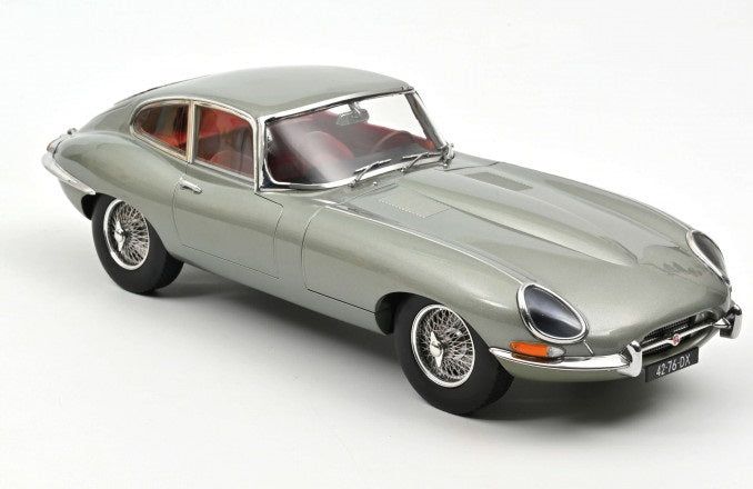 JAGUAR E-TYPE COUPE' 1964 GREY METALLIC 1:12