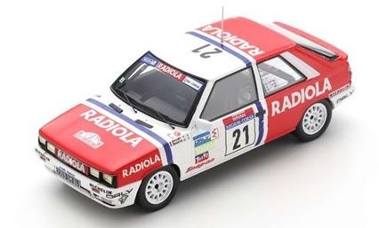 RENAULT 11 N.21 TOUR DE CORSE RALLY DE FRANCE 1987 ROUBY-MARTIN 1:43
