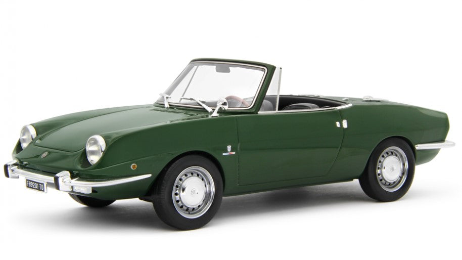 FIAT 850 SPORT SPIDER 1968 GREEN 1:18