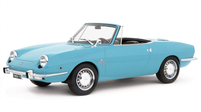 FIAT 850 SPORT SPIDER 1968 LIGHT BLUE 1:18