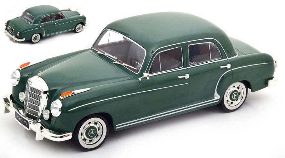 MERCEDES 220 S SALOON 1956 GREEN 1:18