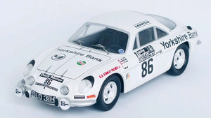 ALPINE RENAULT A110 RAC RALLY 1972 ROBINSON/RODGERS 1:43