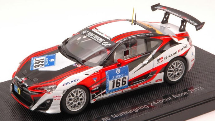 TOYOTA 86 N.166 NURBURGRING 2012 TAKAKI-ISHIURA-OSHIMA-IGUCHI 1:43