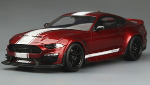 FORD SHELBY MUSTANG SUPER SNAKE DARK RED/WHITE 1:18
