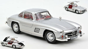 MERCEDES 300 SL 1954 SILVER 1:18