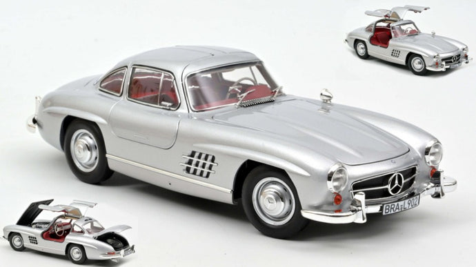 MERCEDES 300 SL 1954 SILVER 1:18