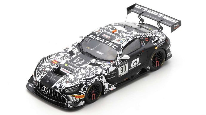 MERCEDES GT3 N.90 WINNER SILVER CLASS 24 H SPA 2021 SANCHEZ-KUJALA-BREUK