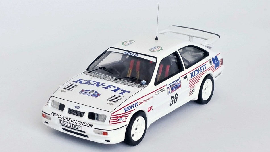 FORD SIERRA RS COSWORTH 13th RAC RALLY 1987 MELLORS/WHITE 1:43