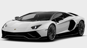 LAMBORGHINI AVENTADOR ULTIMAE ISI WHITE/CARBON ROOF 1:43