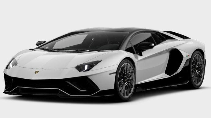 LAMBORGHINI AVENTADOR ULTIMAE ISI WHITE/CARBON ROOF 1:43