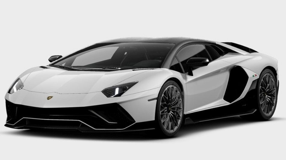 LAMBORGHINI AVENTADOR ULTIMAE ISI WHITE/CARBON ROOF 1:43