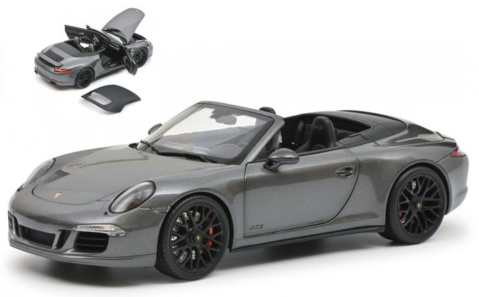 PORSCHE GTS CABRIO SILVER 1:18