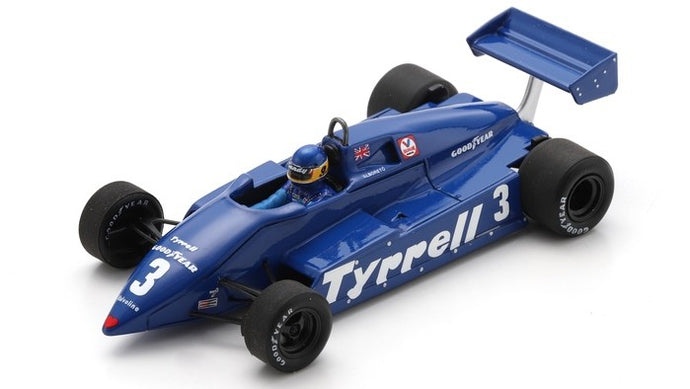 TYRRELL 011 MICHELE ALBORETO 1982 N.3 4th GERMAN GP 1:43
