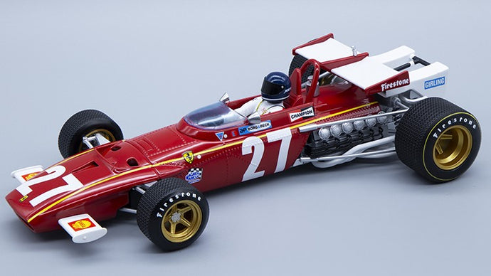 FERRARI 312B N.27 BELGIO GP 1970 J.ICKX W/DRIVER 1:18