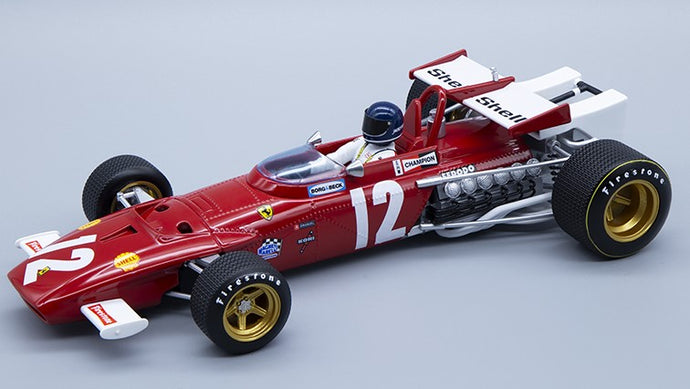 FERRARI 312B N.12 WINNER GP AUSTRIA 1970 J.ICKX W/DRIVER 1:18
