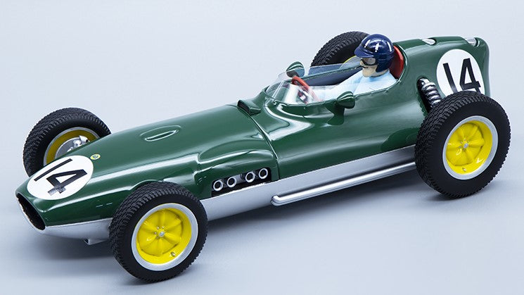 LOTUS 16 CHAMPIONSHIP N.14 DUTCH GP 1959 GRAHAM HILL W/DRIVER 1:18