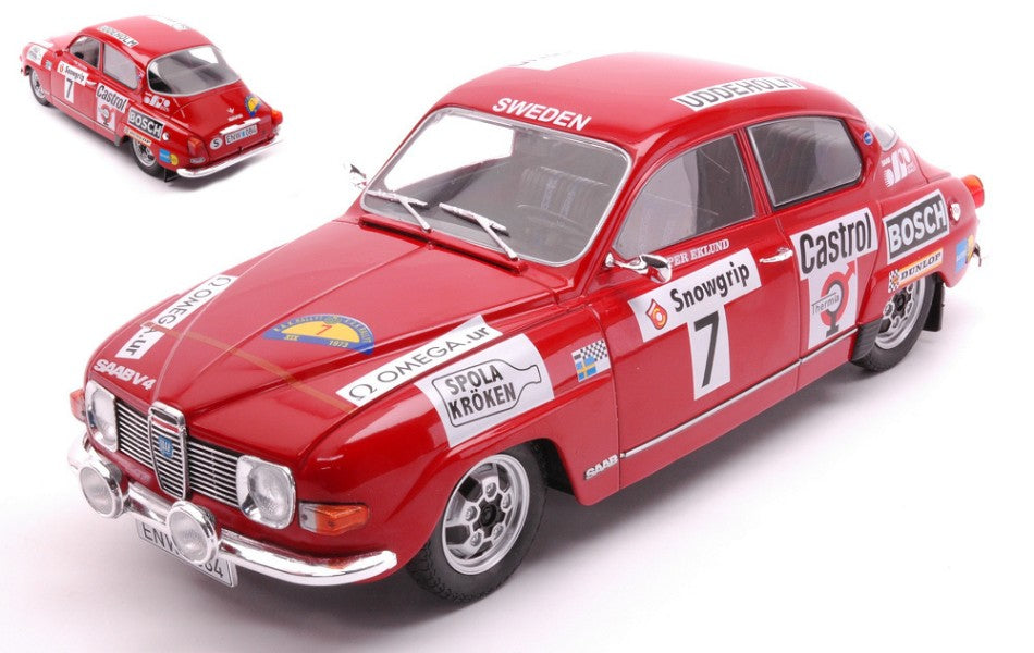 SAAB 96 V4 N.7 RALLY SWEDEN 1973 EKLUND/CARLSSON 1:18
