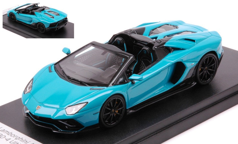 LAMBORGHINI AVENTADOR ULTIMAE ROADSTER BLU GLAUCO 1:43