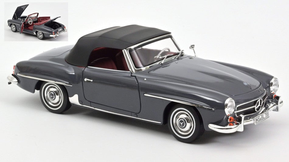 MERCEDES 190 SL 1957 GREY 1:18