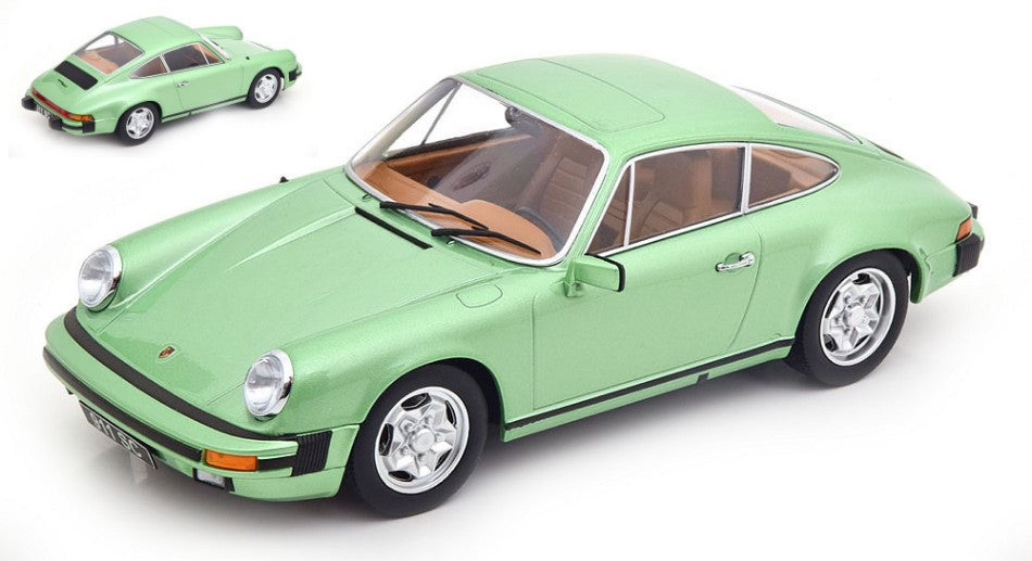 PORSCHE 911 SC COUPE' 1978 LIGHT GREEN METALLIC 1:18