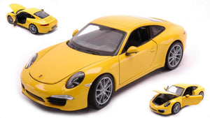 PORSCHE 911 CARRERA S (991) 2012 YELLOW 1:24
